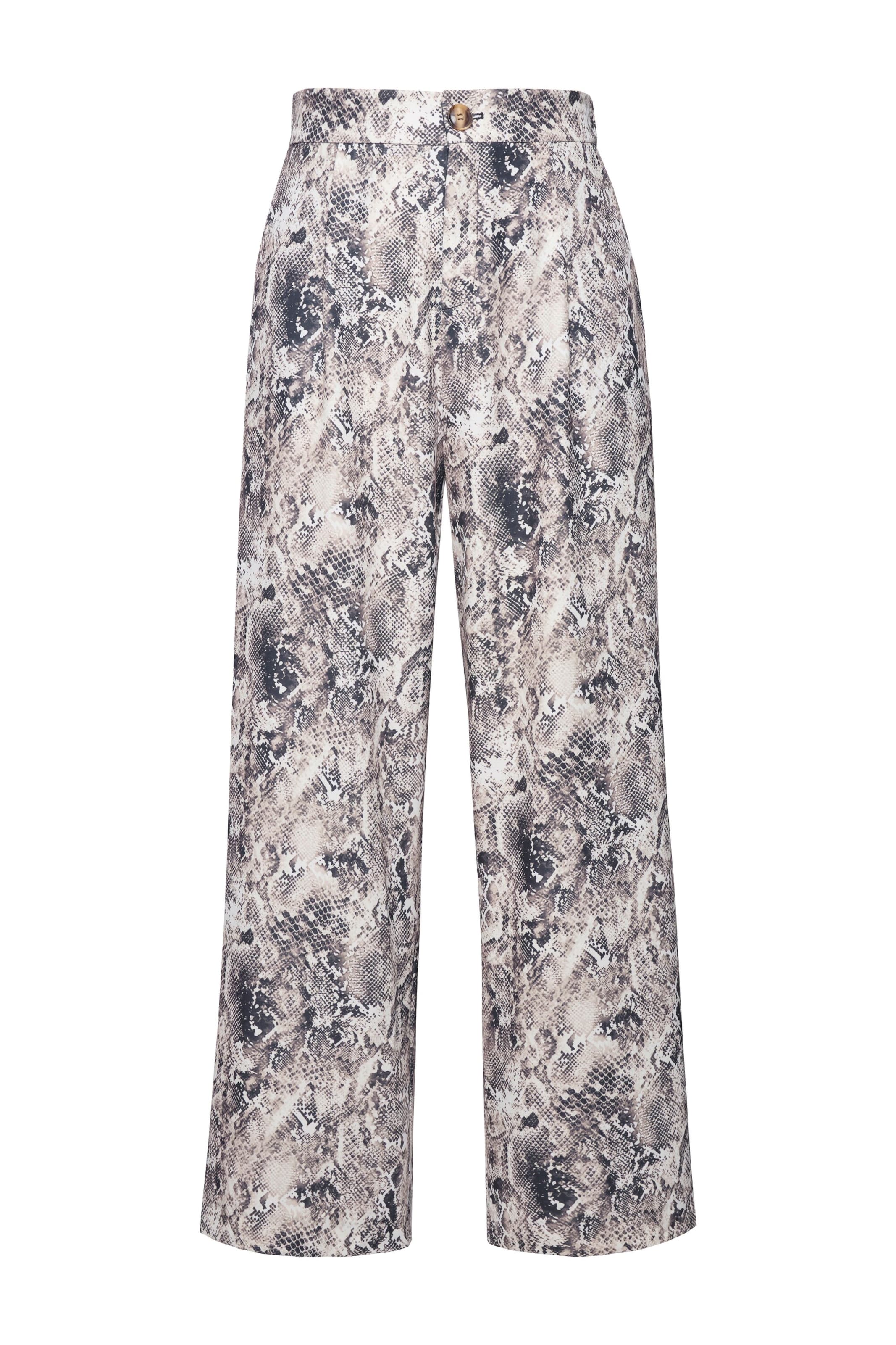 Studio Untold Wide Leg Hose in Mischfarben: Vorderseite