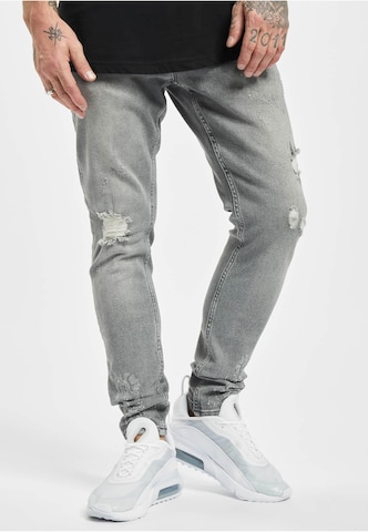 2Y Premium Slimfit Jeans 'Kurt' in Grijs: voorkant