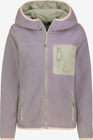 Sublevel Fleecejacke in Lila: Vorderseite