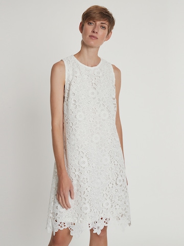 Ana Alcazar Dress in White: front