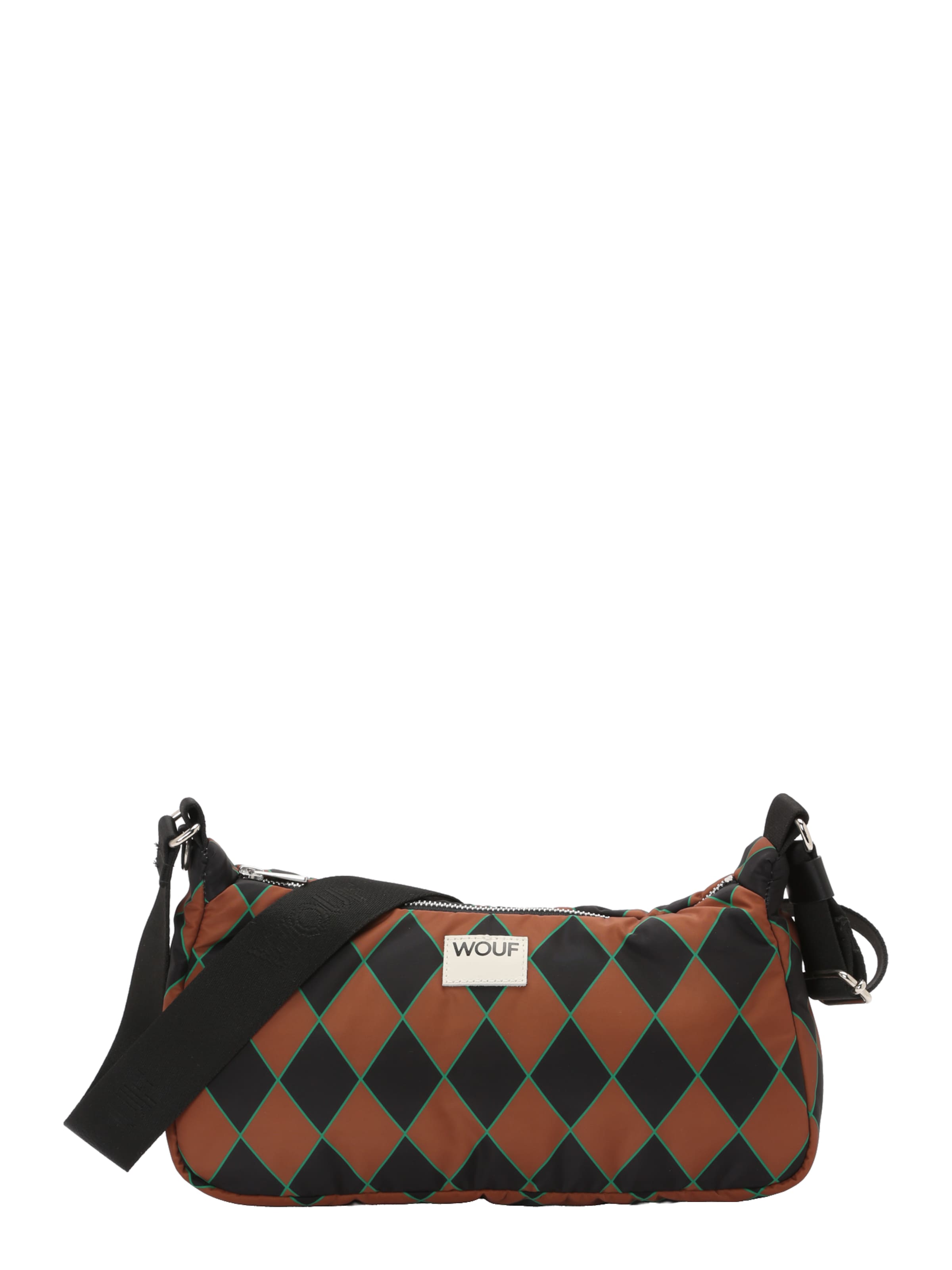 Wouf Schultertasche 'Studio' in Braun: Vorderseite