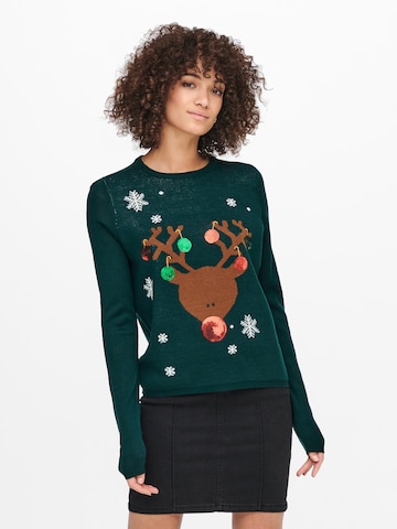 ONLY Sweater in Green: front