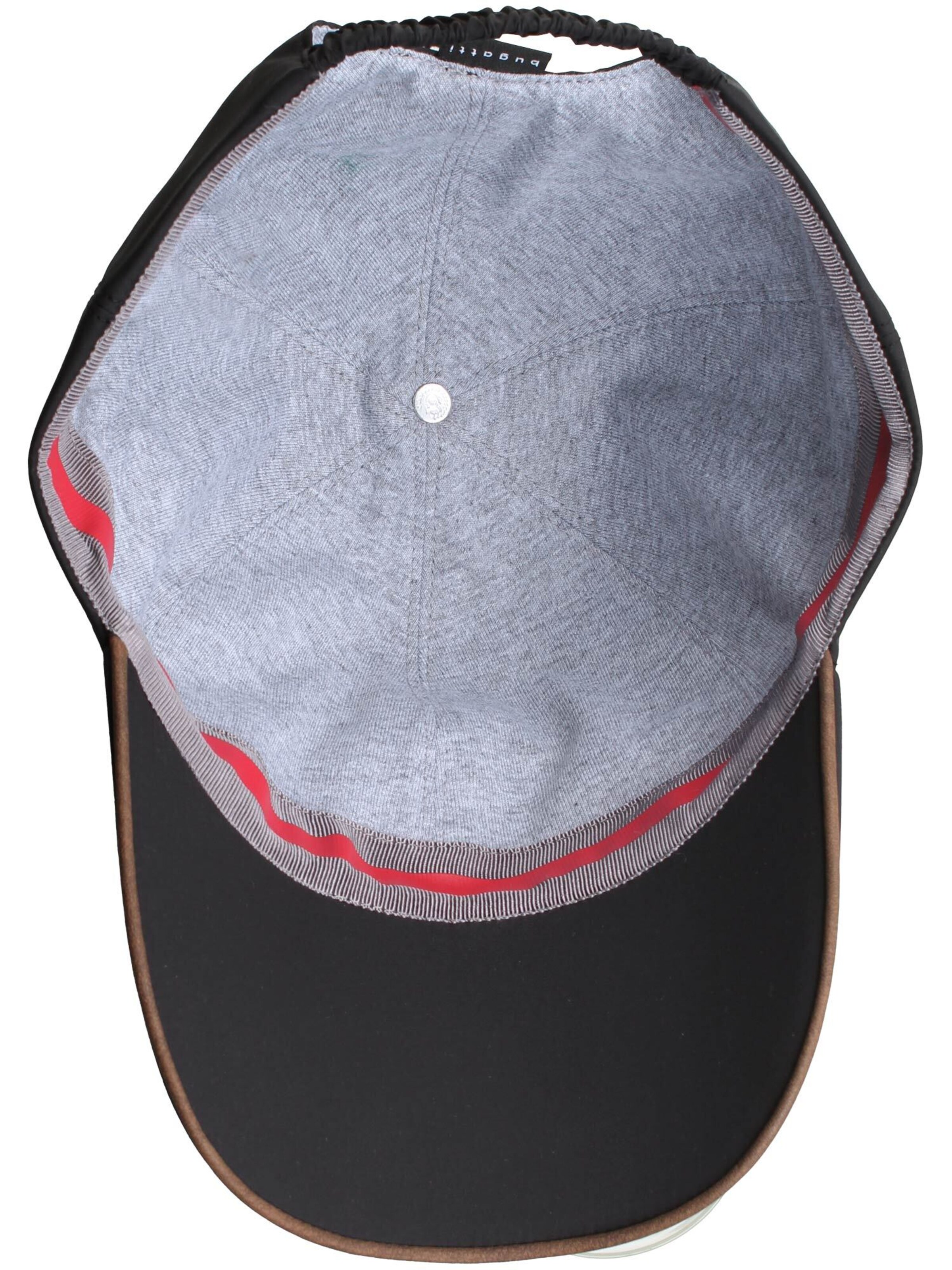 bugatti Cap in Schwarz