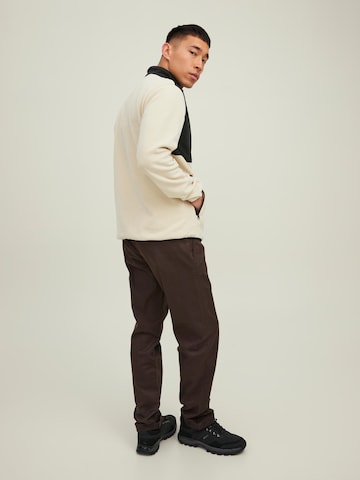 JACK & JONES Fleecejakke 'Hyper' i beige