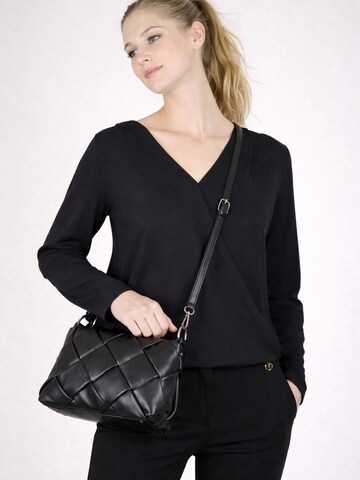 COLLEZIONE ALESSANDRO Shoulder Bag 'Giorgia' in Black: front
