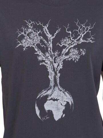 Life-Tree Shirt 'Weltenbaum' in Grey