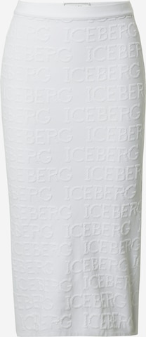 ICEBERG Spódnica 'GONNA MAGLIA' w kolorze biały: przód