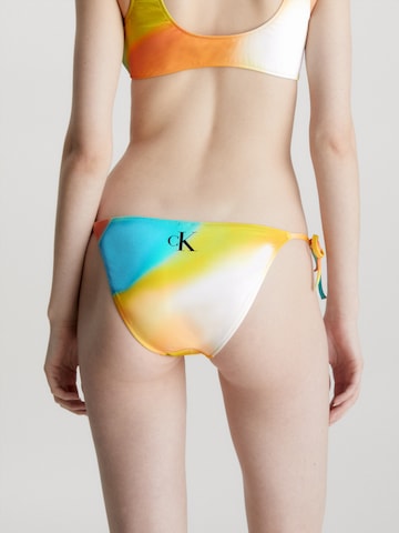 Calvin Klein Swimwear Bikini Bottoms in Yellow