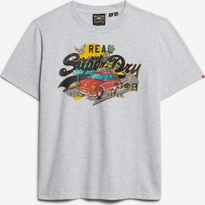 Superdry T-shirt en gris clair / mélange de couleurs, Vue avec produit
