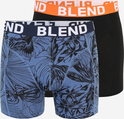 BLEND Boxers em navy / azul pombo / laranja claro / preto / branco, Vista do produto