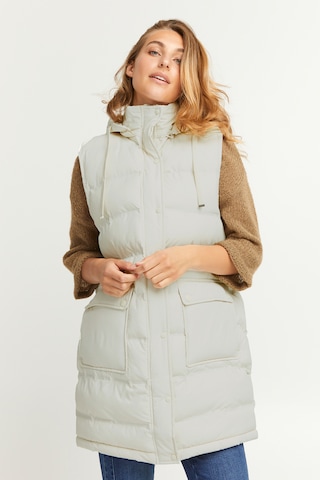 Fransa Bodywarmer 'FABIA' in Beige: voorkant