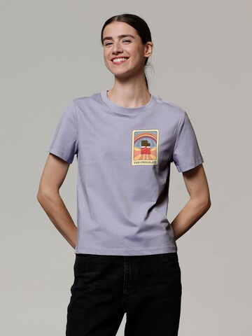T-shirt 'Tarot The Chocolate' Watapparel en violet : devant
