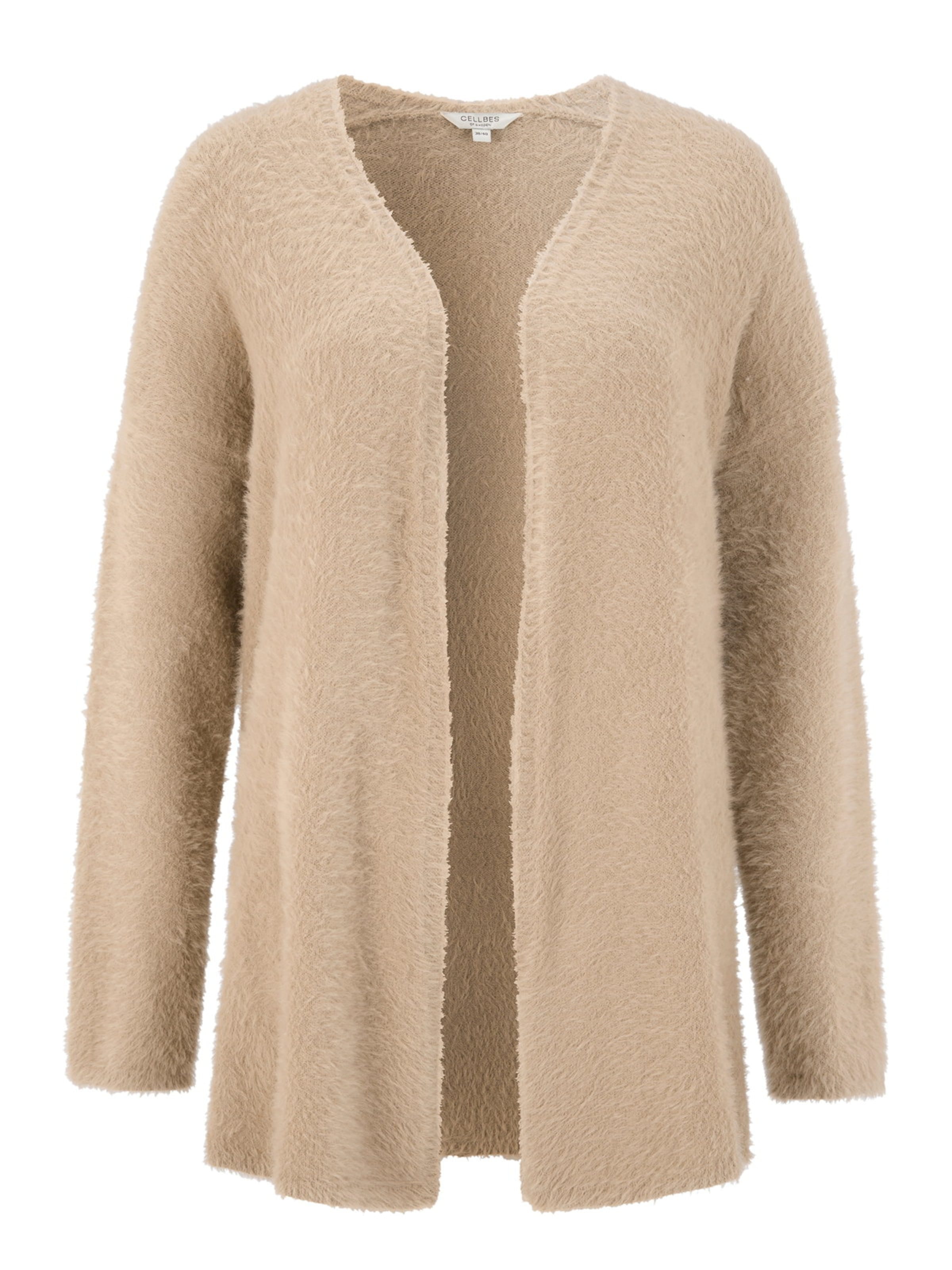 Cellbes of Sweden Gebreid vest in de kleur Beige, Productweergave