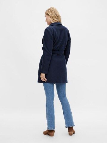 VILA Between-Seasons Coat 'Cooley' in Blue