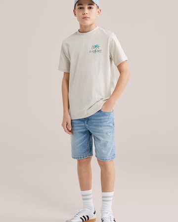 WE Fashion T-shirt i beige