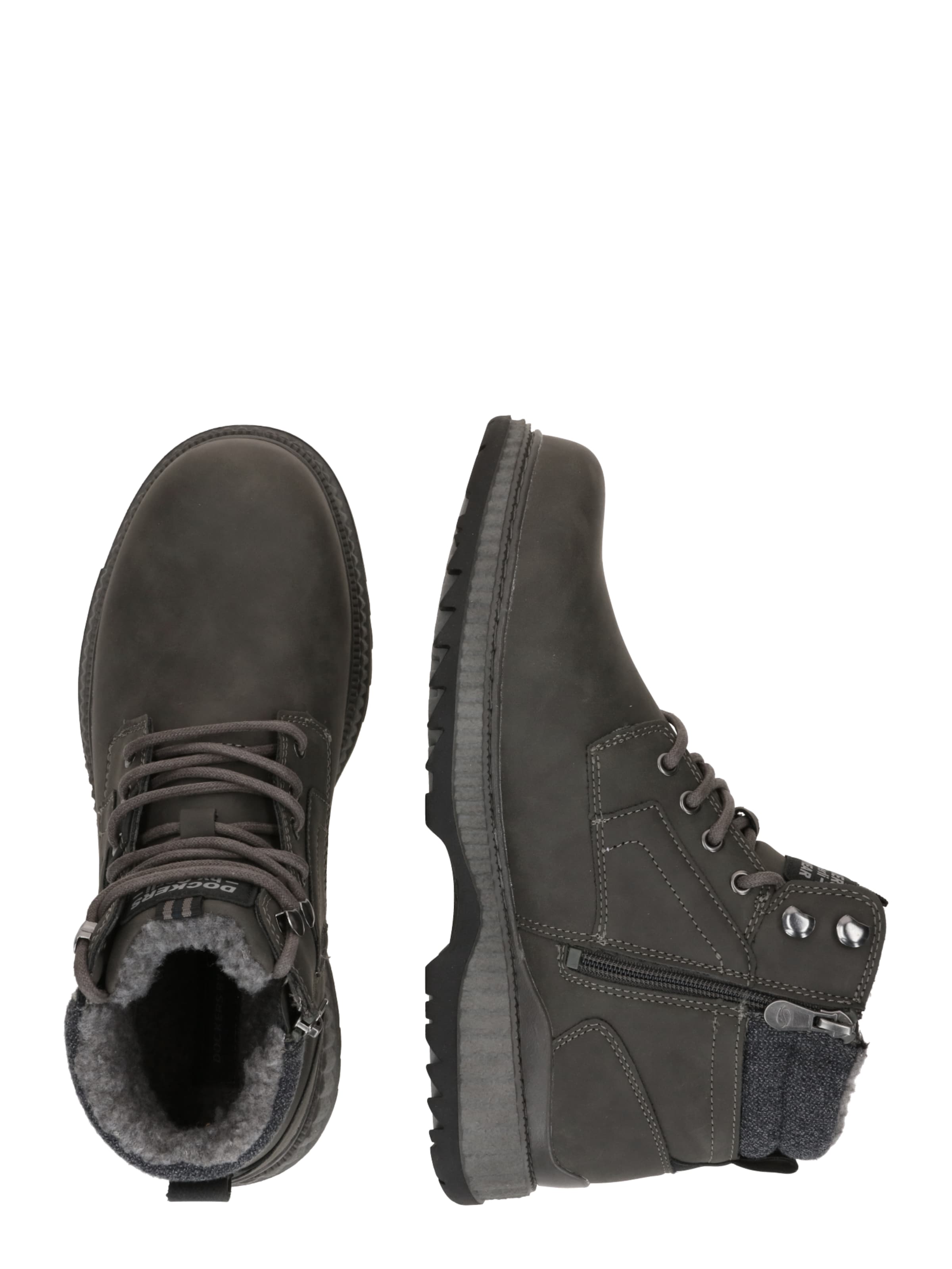 Dockers by Gerli Schnürboots in Grau