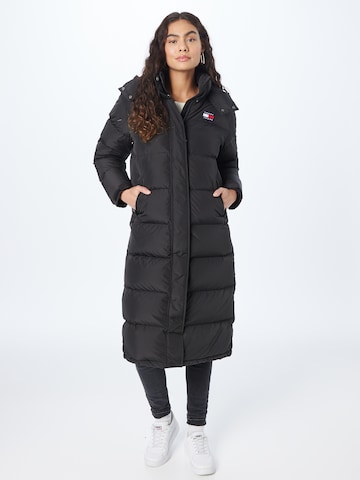 Tommy Jeans Mantel 'Alaska' in Schwarz: Vorderseite