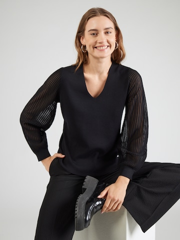 s.Oliver Pullover in Schwarz: Vorderseite