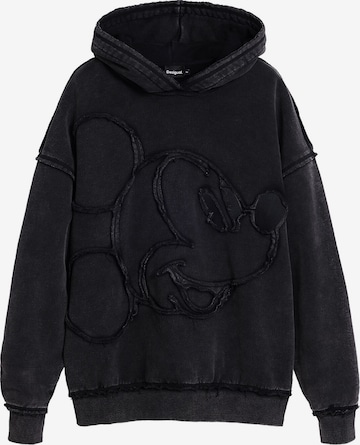 juoda Desigual Megztinis be užsegimo: priekis