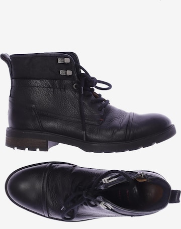 TOMMY HILFIGER Stiefel 43 in Schwarz: predná strana