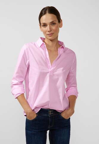 STREET ONE Bluse in Pink: Vorderseite