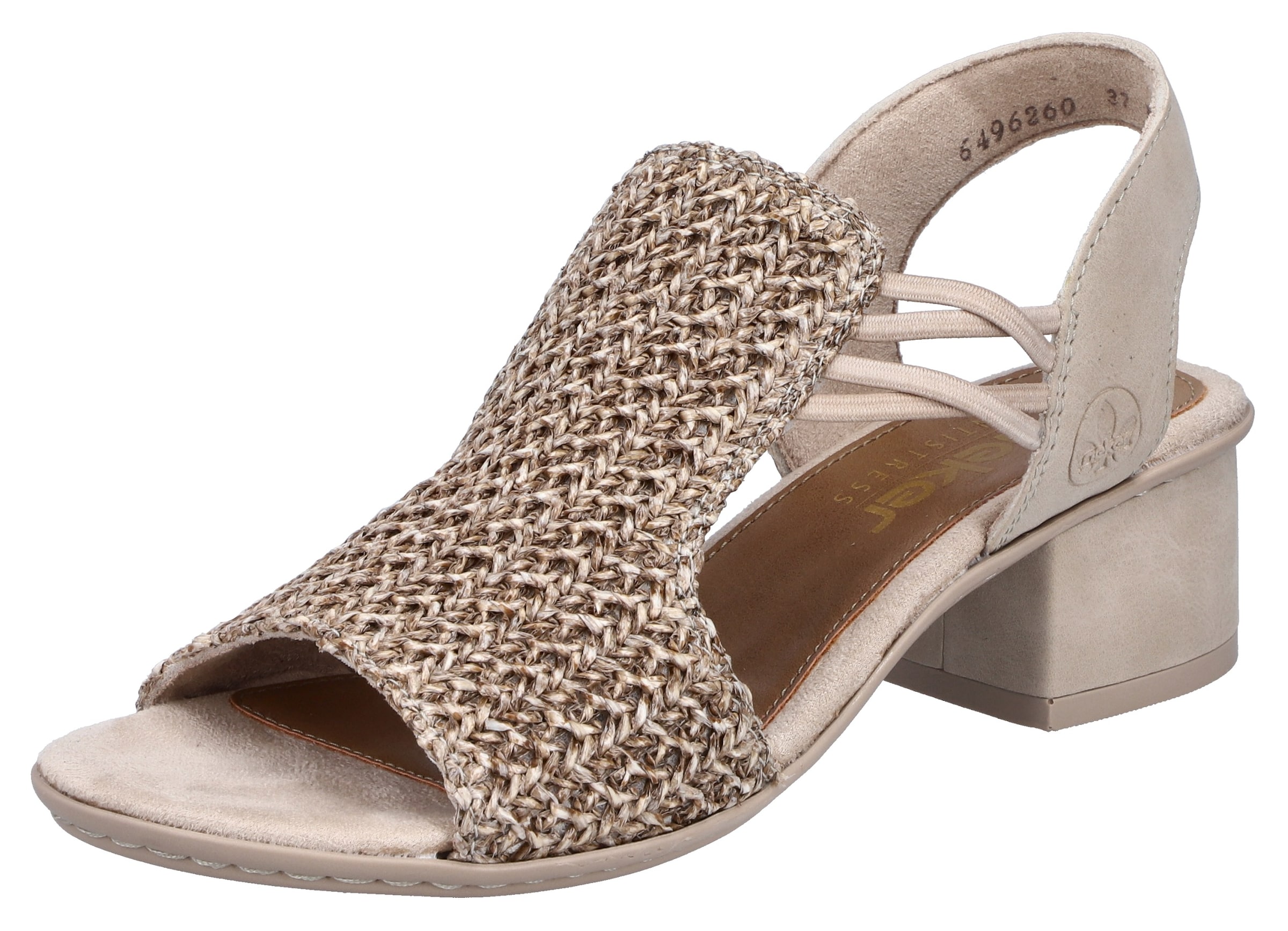 Sandales Rieker en beige : devant