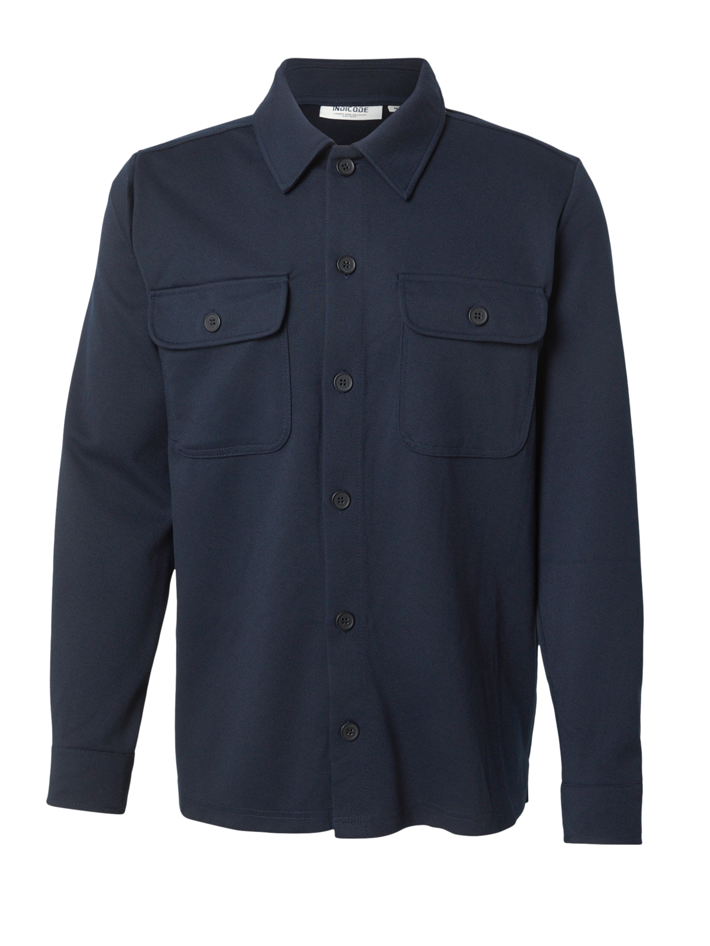 INDICODE JEANS Välikausitakki 'Nello' värissä sininen: etupuoli