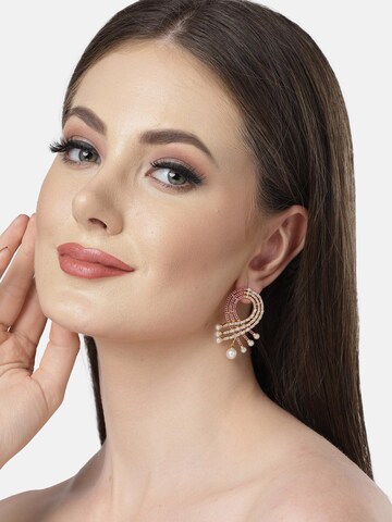 AVANT-GARDE PARIS Earrings 'Bernadettena' in Pink