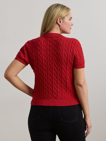 Pulover 'NATRISSA' de la Lauren Ralph Lauren Plus pe roșu