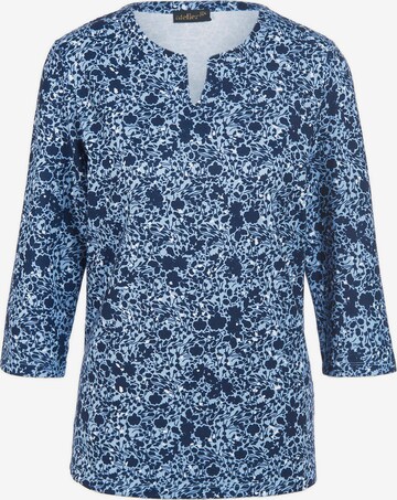 Goldner Shirt in Blau: Vorderseite