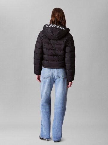 Calvin Klein Jeans Kevad-sügisjope, värv must