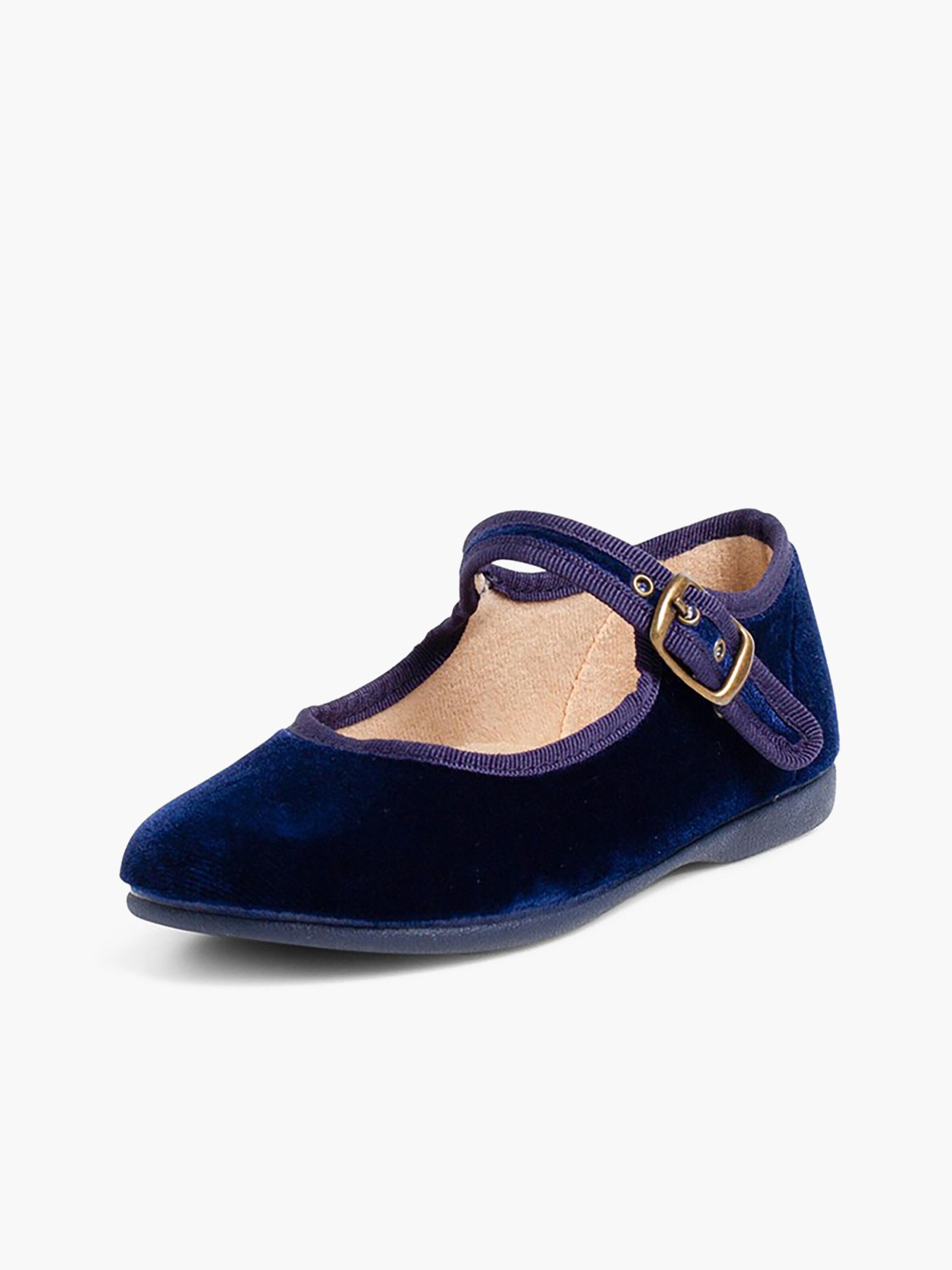 Scarpa bassa di Pisamonas in blu: frontale