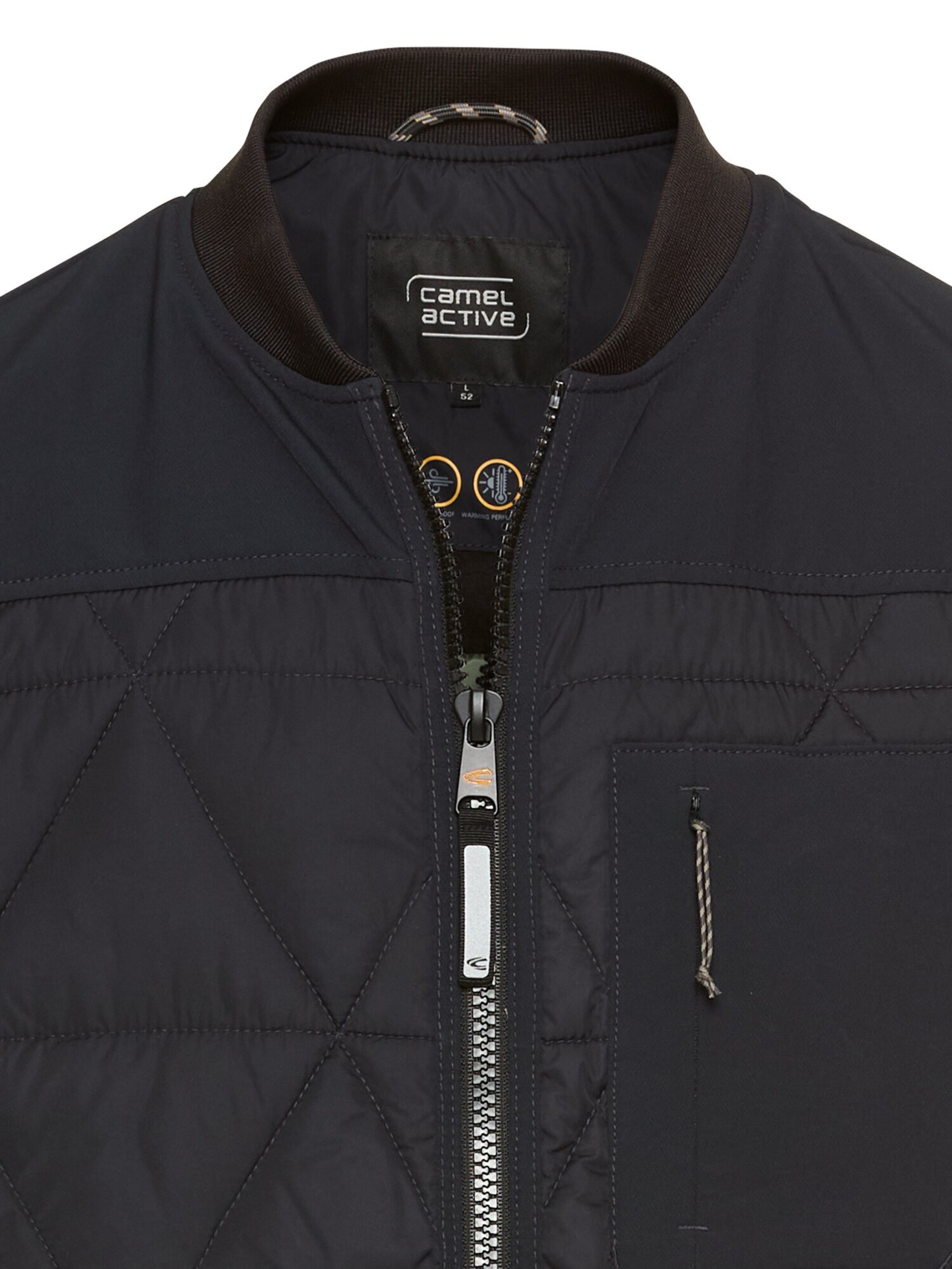 CAMEL ACTIVE Weste in Schwarz