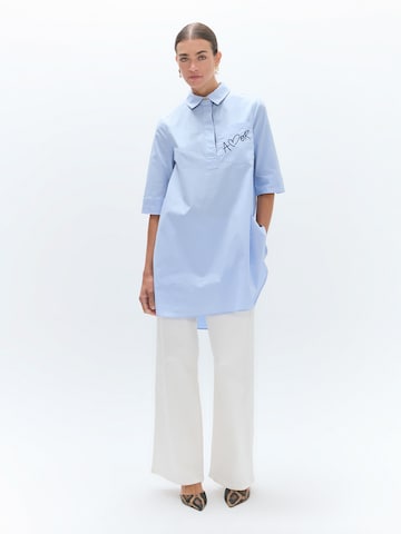 Robe-chemise Lola Casademunt en bleu : devant