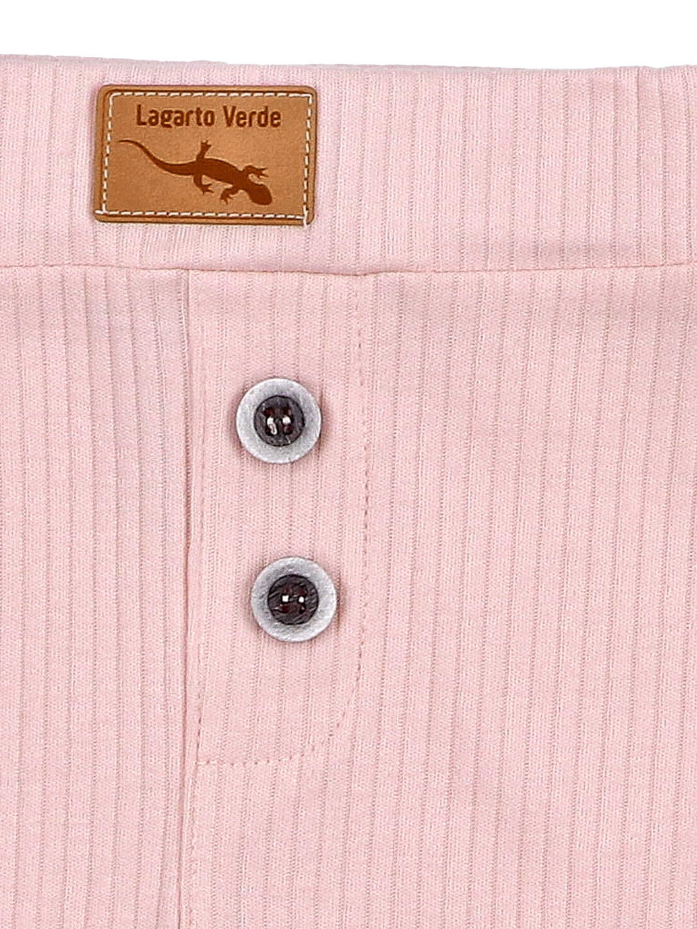 Lagarto Verde Regular Pants in Pink