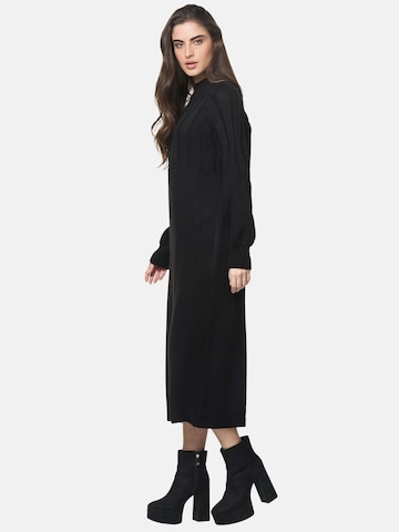 Elara Strikkjole i sort