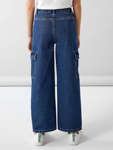 NAME IT Wide leg Jeans 'Rose' in Blauw