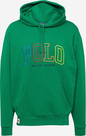 Polo Ralph Lauren Collegepaita värissä vihreä: edessä