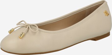 Lauren Ralph Lauren Ballerinasko 'JAYNA' i beige: forside