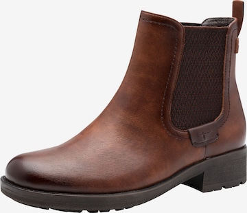 Chelsea Boots Tamaris en marron : devant