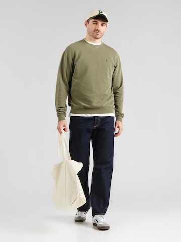 Bluză de molton 'SINGLE STONE' de la Volcom pe verde