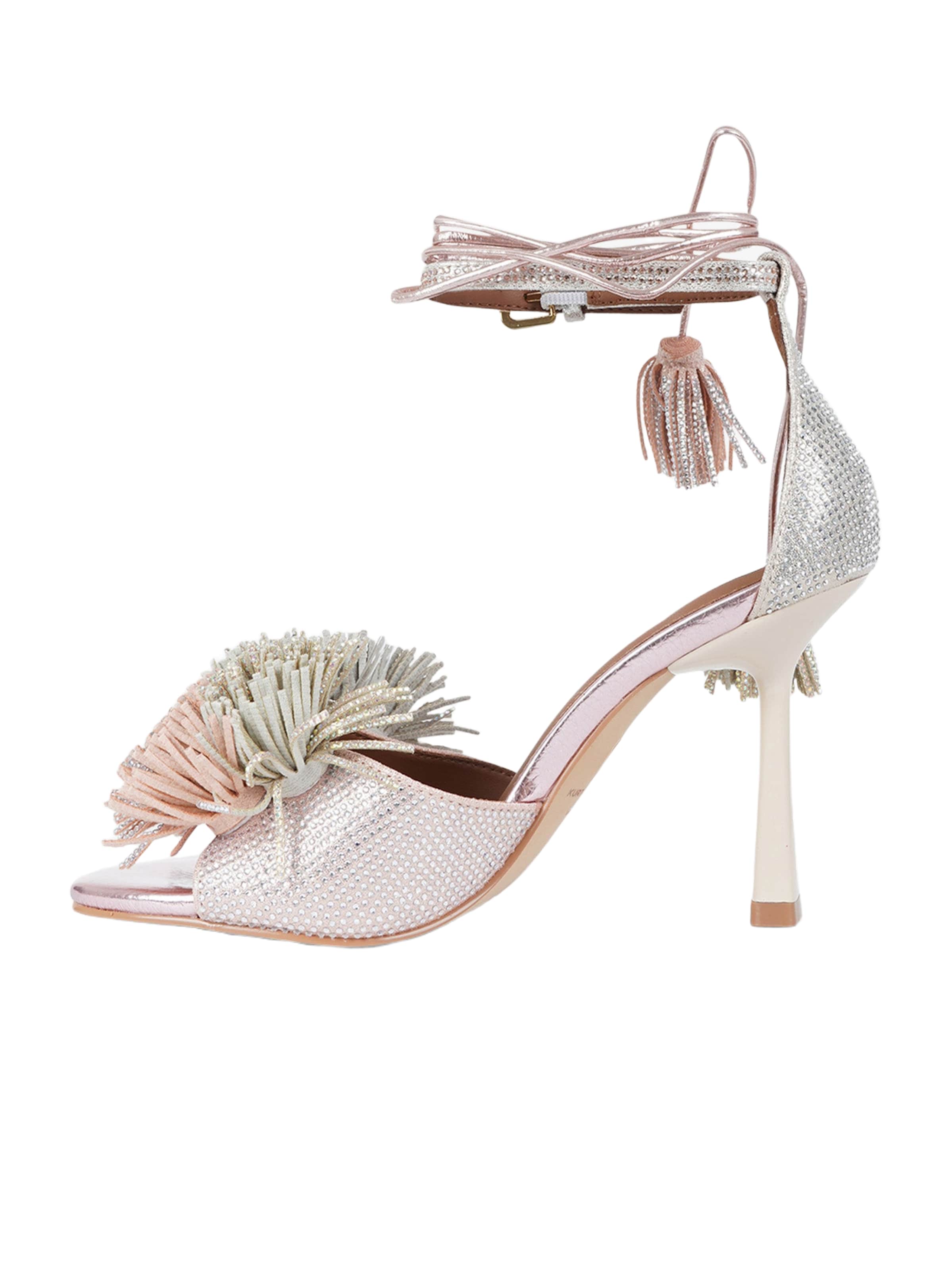 Kurt Geiger Sandaal in Beige: voorkant