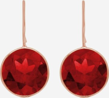 Gemshine Earrings in Red: front