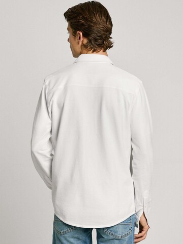 Coupe regular Chemise 'ABEL' Pepe Jeans en blanc