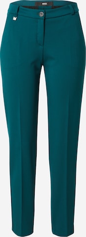 Coupe slim Pantalon à plis 'Maron' BRAX en vert : devant