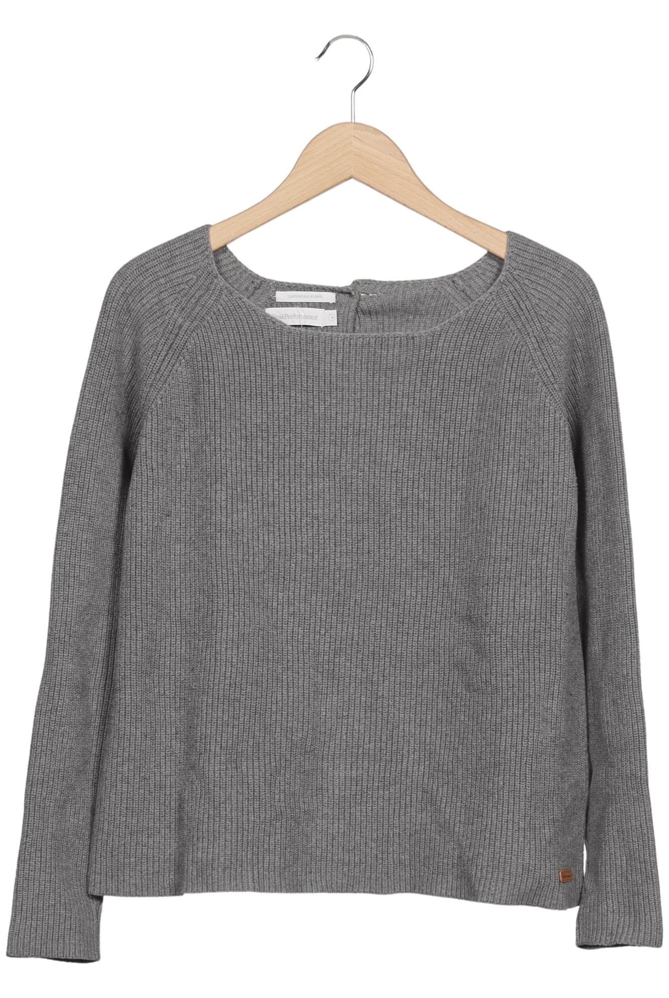 PEAK PERFORMANCE Pullover M in Grau: Vorderseite