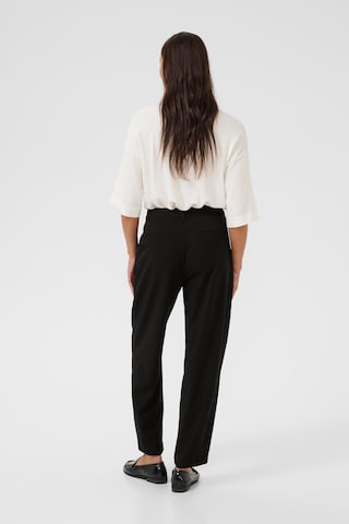 Kaffe Loose fit Pleat-front trousers 'KAMerle' in Black