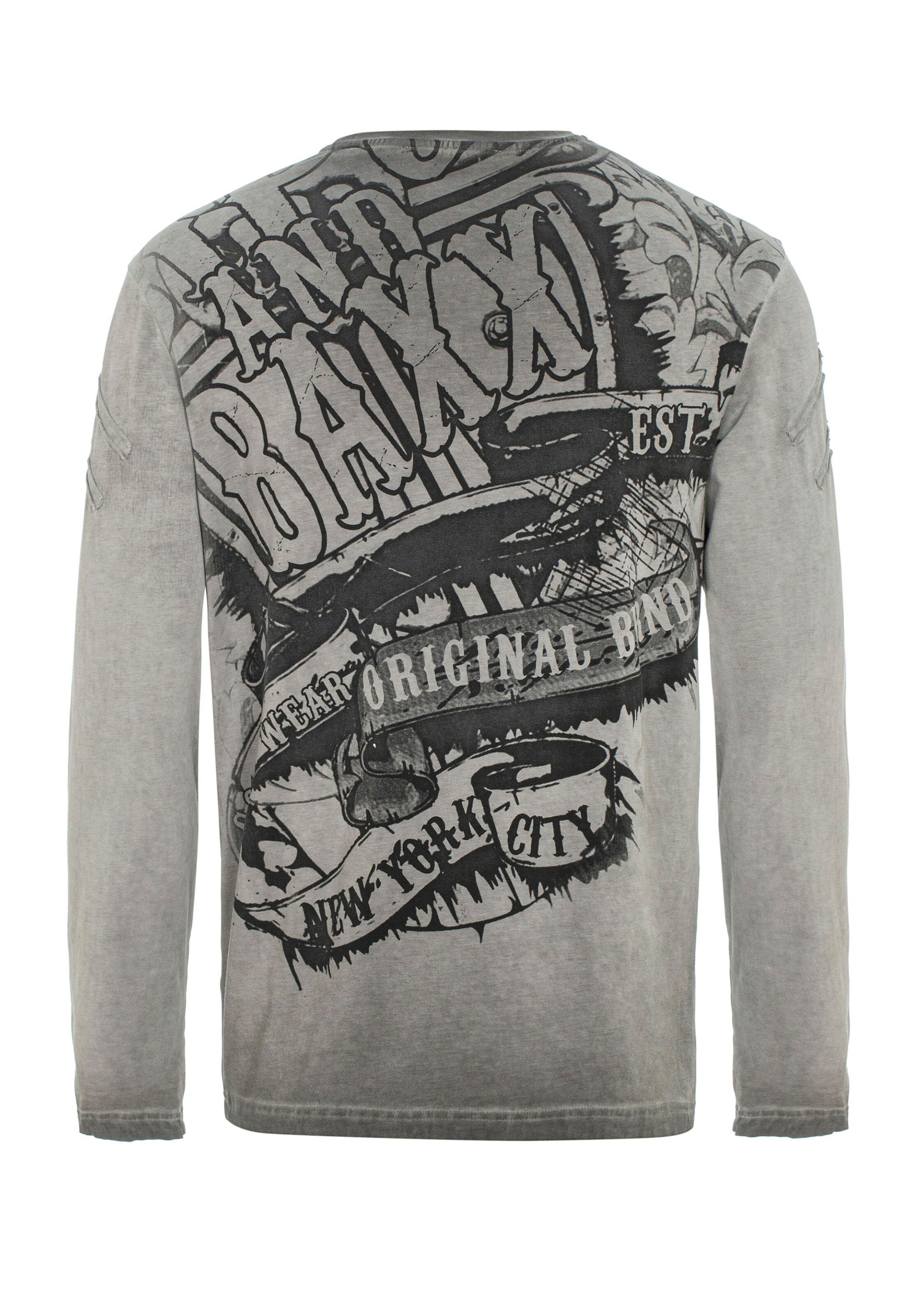 CIPO & BAXX Shirt in Grey