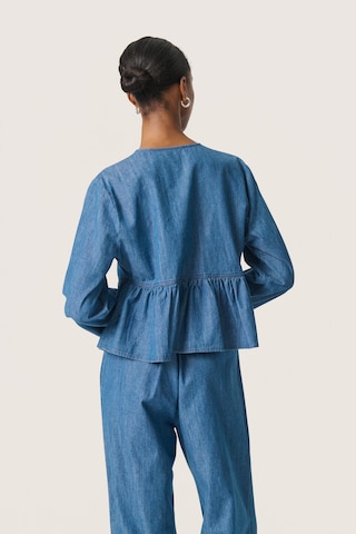 Chemisier 'SLChamy' SOAKED IN LUXURY en bleu