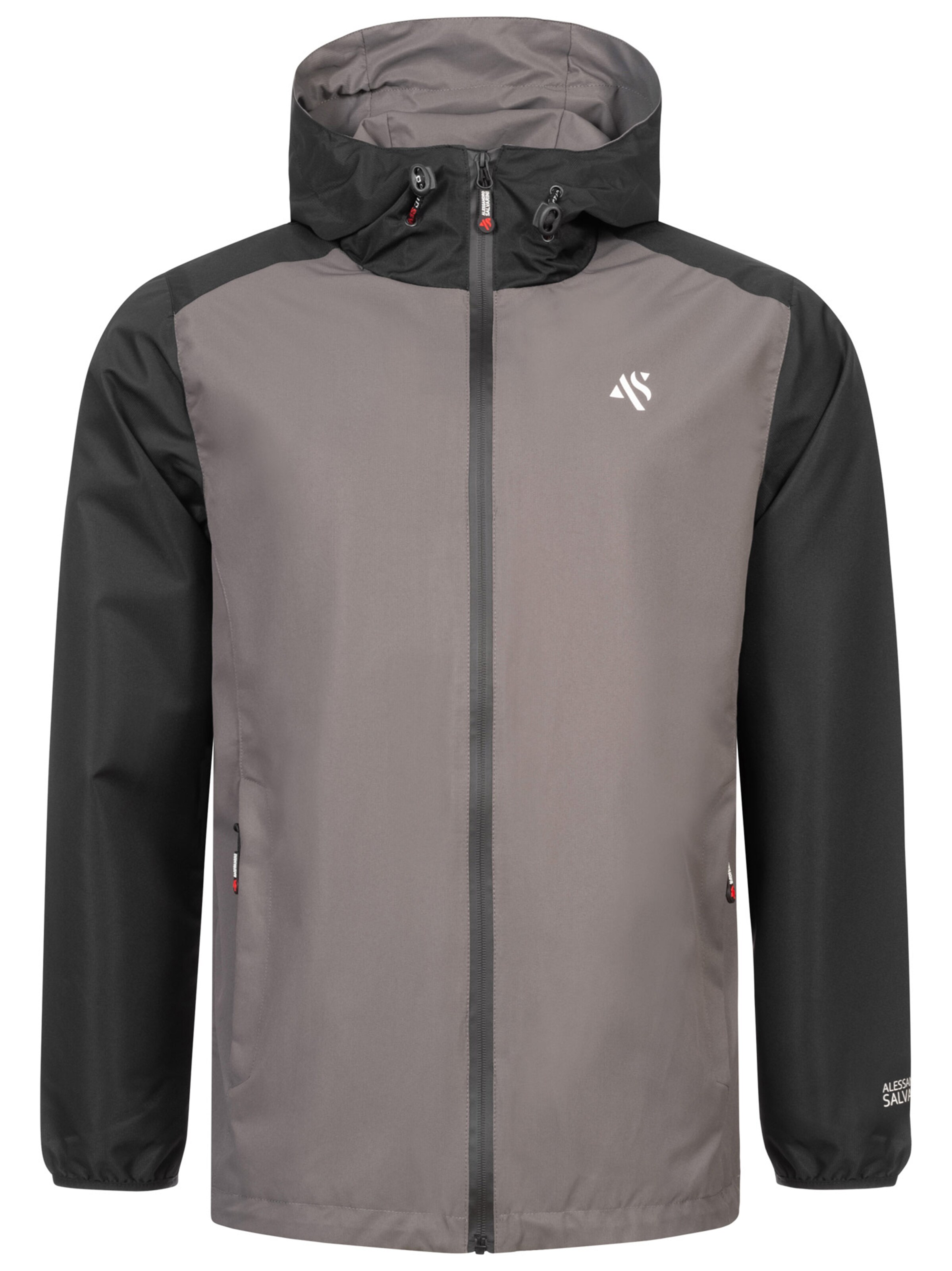 Alessandro Salvarini Jacke in Grau